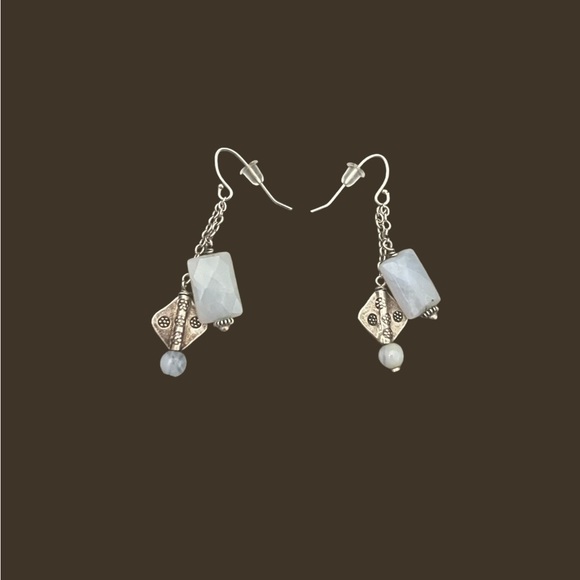 Jewelry - Moonstone Dangling Earrings